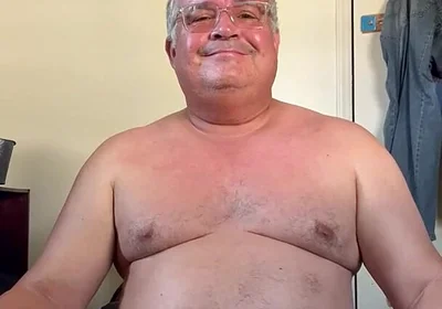 Man Nude in Bedroom in the Morning