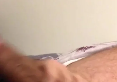 Jerking off My Fat Dick Before Getting Live