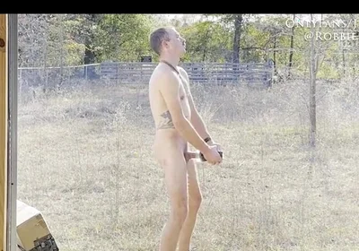 I Decided to Take My Fleshlight Out to the Backyard and Have Some Fun! Enjoy!