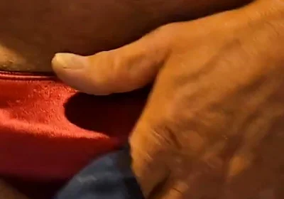 Stepdaddy Wearing and Playing with a Few Pairs of My Sexy Satin Panties