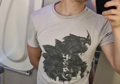 14 Hours of Flight I Can't Resist to Show You My Cock