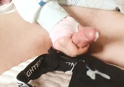 Femboy Gay Slut Cummed On Panties And Ate Sperm