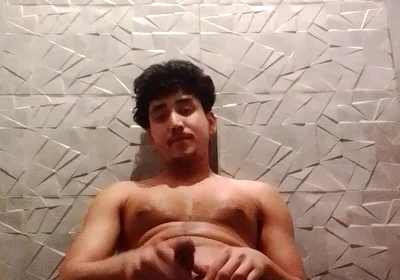 A Bad Boy Gives It His All When He Gets Into the Toilet and Masturbates, Getting His Hard Cock Hard