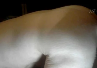 10 Inch Dildo Balls Deep in My Ass