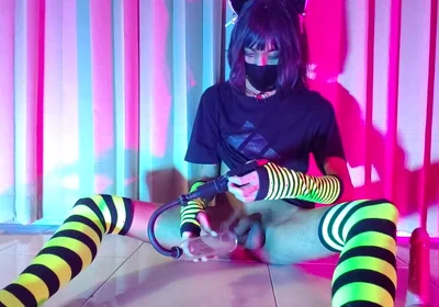 Horny Cross-dressing Fucking