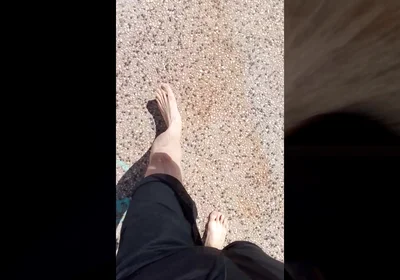 Jon Arteen Is a Naughty Boy Scout Who Walks Barefoot in the Street Outside for You Fans of Bare Feet