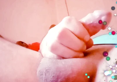 White Man's Ass and Milky Cock