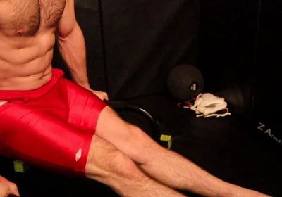 Wrestler Coregasm in Singlet