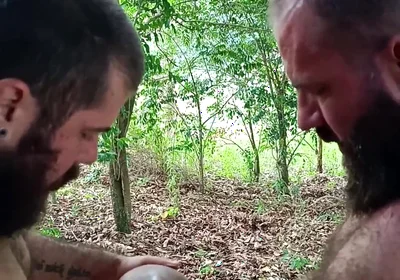 Two Stepbrothers Outdoor Hookup
