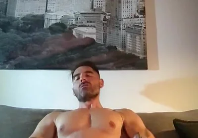 Playing with My Cock Using Both Hads