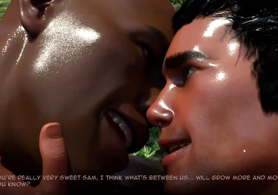 Horny Muscular Black Guy Fucking My Mouth Filled with Cum