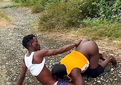Outdoor Fucking My Chubby Friend