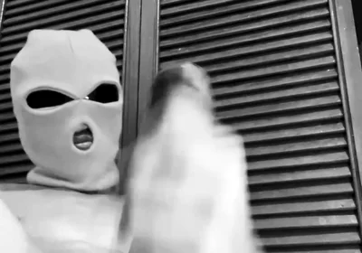 Masked BBC with Glasses and Balaclava Stroking Thick Uncut Black Cock Until Juicy Massive Cumshot Black20one