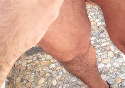 Feet and Dicks on the Balcony