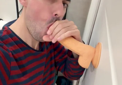 Sexy Stepdaddy Riding Dildo