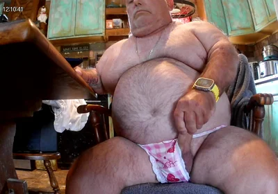 Mark Fletcher Wearing Sexy Panties Edging My Cock and Eating My Cum