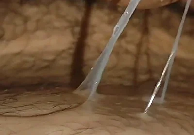 Massive Straight Cum in the Navel Hole!