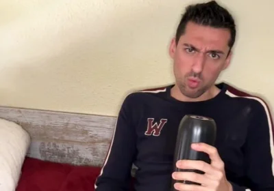 Hot Stepdaddy Showing off Big Cock and Playing with Vibrator