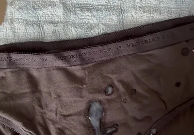 Cum on Wife’s Panties 20