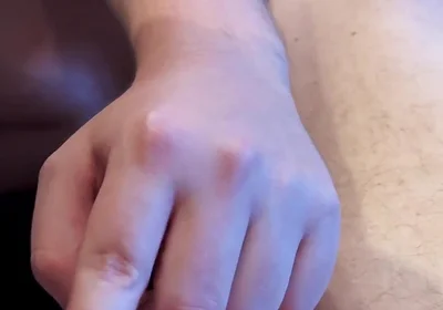 A Friend Plays with My Little Foreskin Cock