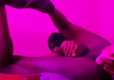 Fucking My Ass and Stroking My Hard Cock