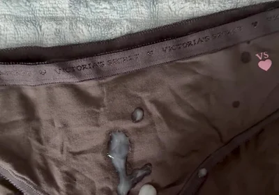 Cum on Wife’s Panties 20