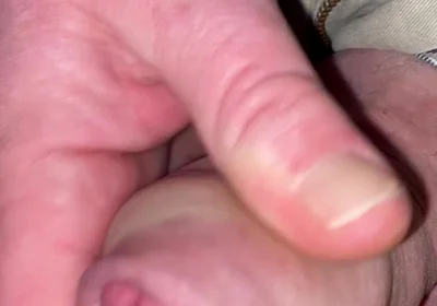 Close up Edging Tight Foreskin with Big Cockhead