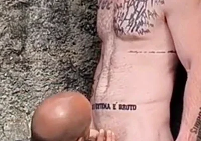 Backyard Blowjob.