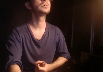 A Guy Plays with His Dick During a Webcam Show