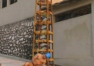 Young Muscular Stud Fucks His Hung Lover Backdoor Outside and Delivers a Huge Cum Blast