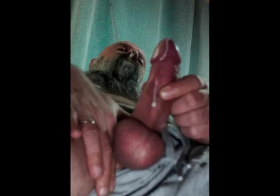 Big Uncut Cock Close up