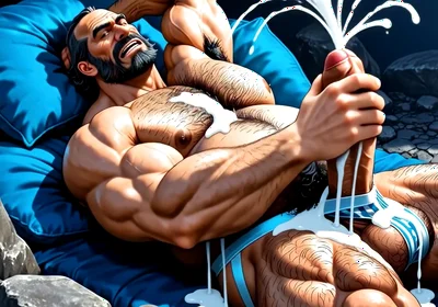 Big Cock Solo Masturbation