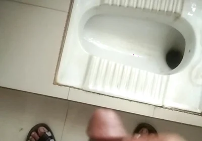 I Put Soap on My Hands and Went to the Office Bathroom to Wash My Hands.