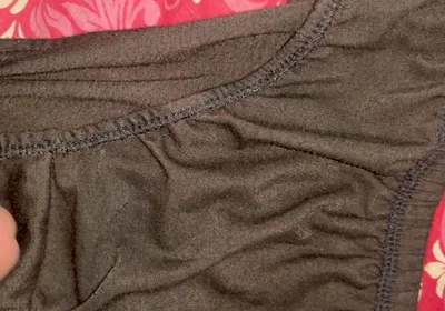 I cum on my Aunty Sangeeta's black panties.