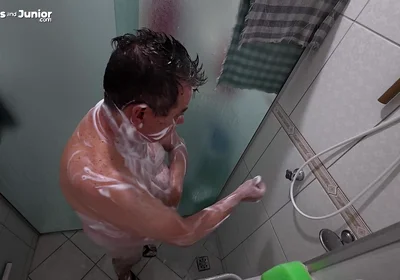 Stepdaddy Taking a Shower