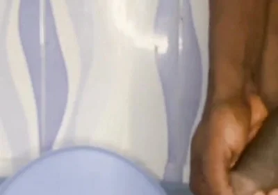 12inch Huge African Cock Getting Erected Takes Morning Piss