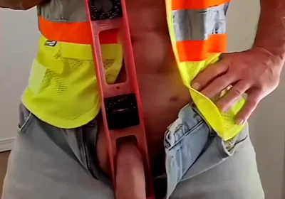 A Big Cock Handyman Cumshot