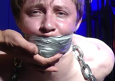 Rikki Very Nice Struggling and Chain Bondage Predicament