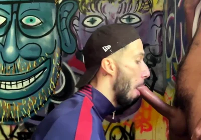 Cocksucking worships hooded arab guy akim