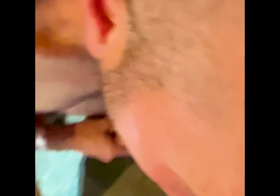 Construction Stepdad Has Fun in the Garage with His Buddy