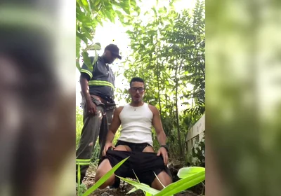 Married Worker Stays Late at the Construction Site to