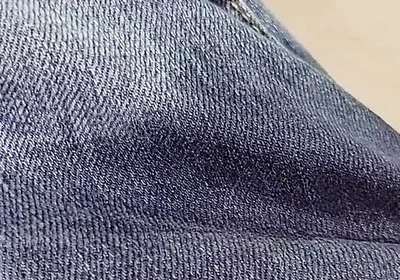 Bluejeans Pee Desperation in the Tub 2 Angles Close up
