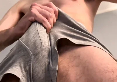 Male Dirty Talking While Cumming in Underwear - Loud Moaning Solo Orgasm