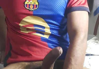 Man Masturbating Until He Ejaculates