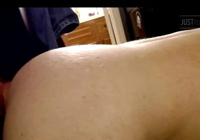 Big Dildo Fills My Ass