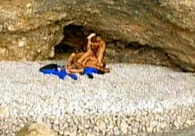 I Am a Young Muscle Jock and I Get Ass Fucked by Two Hung Studs on the Sand in a Trio and Cum