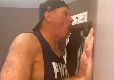 Homemade Glory Hole with Bikeman