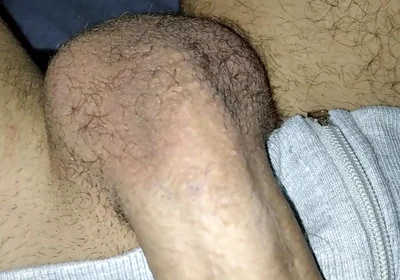 Bastard Empties Semen From His Big Cock Under the Sheets, Suck Please!!