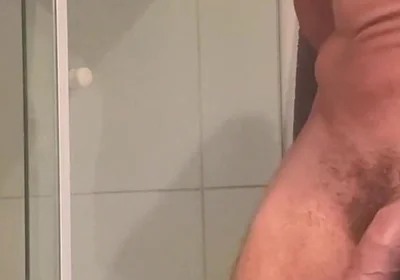 Gold Shower Pissing Toilet at Home Piss Cock Dick