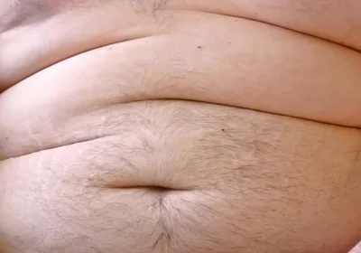 Fat Hairy Chub Masturbating Out Publicly on Cam